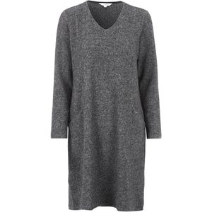 Cellbes of Sweden Gebreide jurk  grijs gemêleerd