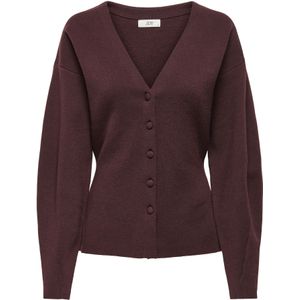 JDY Gebreid vest 'JDYPRIME'  donkerbruin