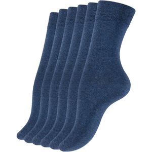 Cotton Prime Sokken  blauw gemêleerd