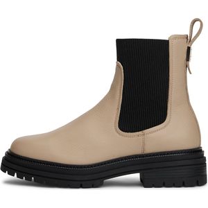 TOMMY HILFIGER Chelsea boots  beige / zwart