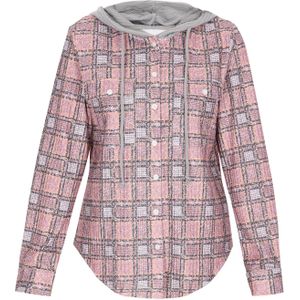 ebeeza Tussenjas  nachtblauw / grijs / oudroze