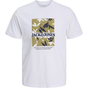 JACK & JONES Shirt  marine / olijfgroen / wit
