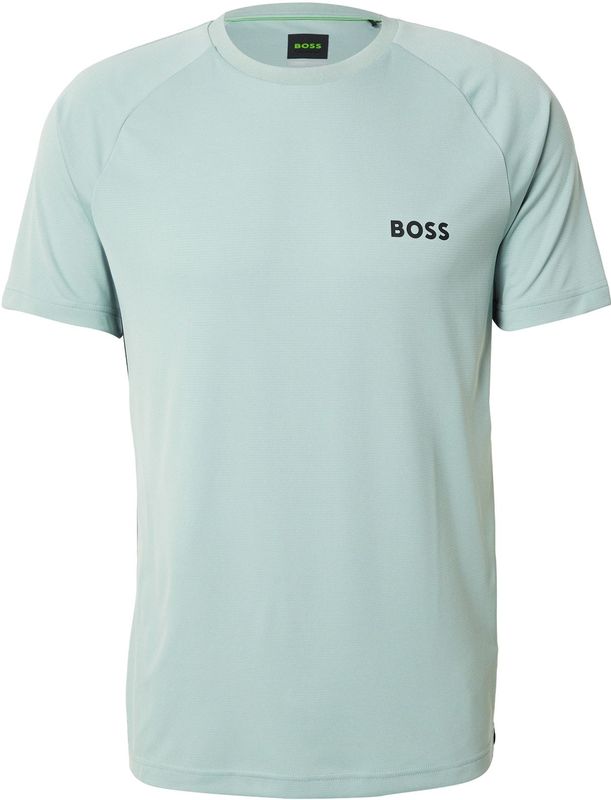 BOSS Functioneel shirt  grijs / mintgroen / zwart / wit