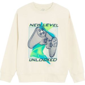 Cool Club Sweatshirt  beige / blauw / navy / groen