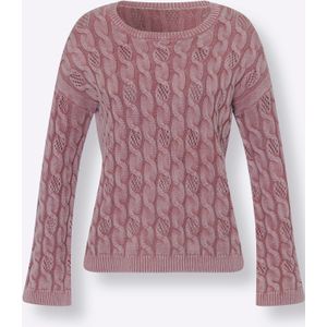 heine - Gebreide Trui - Rozenkwarts - 100% Katoen