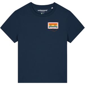 Watapparel Shirt ' Rainbow Cassette '  navy / gemengde kleuren