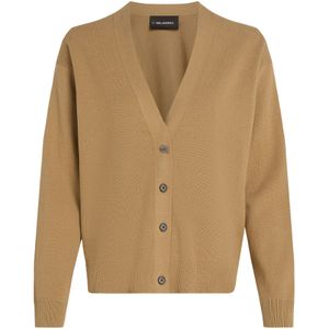 Karl Lagerfeld Gebreid vest 'Ikon'  lichtbruin
