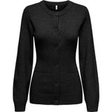 Only Tall Gebreid vest 'ONLKATIA'  zwart