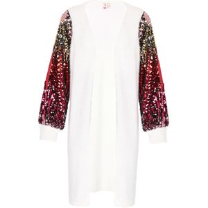 IZIA Gebreid vest  gemengde kleuren / offwhite