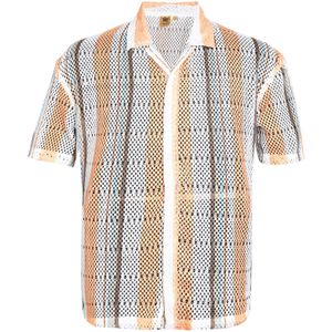 Campus Sutra Overhemd 'Topsie'  lichtblauw / bruin / lichtoranje / wit