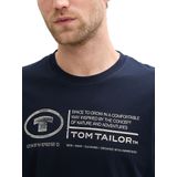 Tom Tailor - T-shirt - Wit - 2-delig - Met Logoprint
