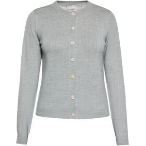 Usha Gebreid vest  grijs
