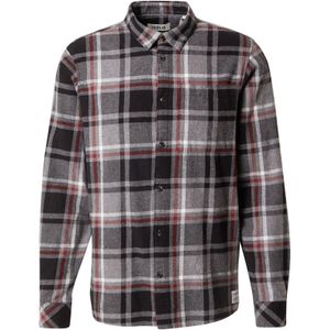 !Solid Overhemd 'Craig'  antraciet / lichtgrijs / roestrood