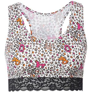 TruYou BH  oranje / pink / zwart / wit