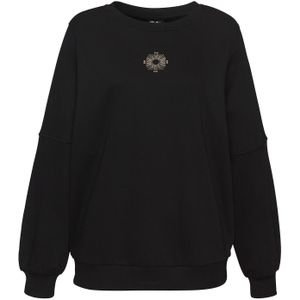 Buffalo - Sweatshirt Loungetop - Zwart - Met Grote Rugprint - Loungewear