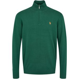 U.S. POLO ASSN. Trui 'Brison'  geel / groen
