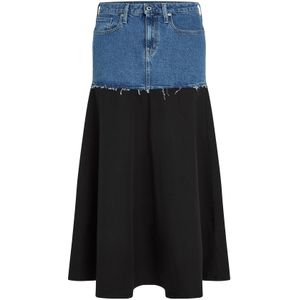 KARL LAGERFELD JEANS Rok  blauw denim / zwart
