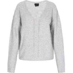 DreiMaster Klassik Trui  lichtgrijs