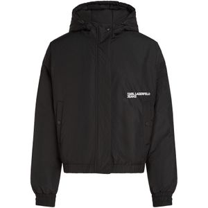 KARL LAGERFELD JEANS Tussenjas  zwart / wit