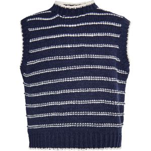 DreiMaster Maritim Trui 'Boundry'  marine / wit