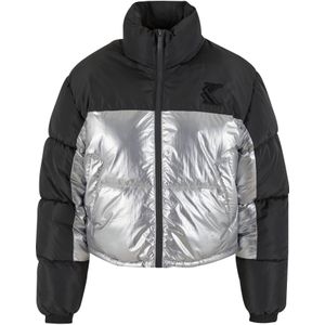 Karl Kani Winterjas  zwart / zilver
