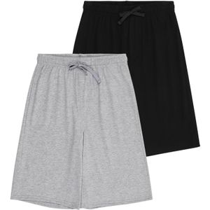 ABOUT YOU Broek 'Eike'  grijs gemêleerd / zwart