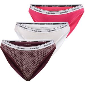 Calvin Klein Underwear Slip  pink / bordeaux / wit