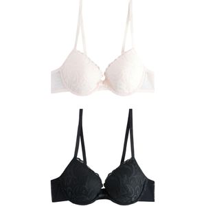 Next BH  zwart / wit