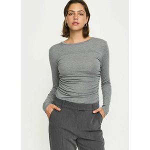 Soft Rebels Shirt 'Roman '  grijs gemêleerd