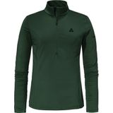 Schöffel - Functioneel Shirt - Donkergroen - Lange Mouw - Aansluitende Pasvorm