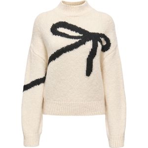 JDY Trui 'JDYKILIAN'  beige / zwart