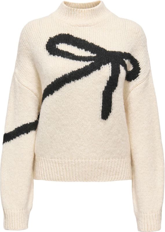 JDY Trui 'JDYKILIAN'  beige / zwart