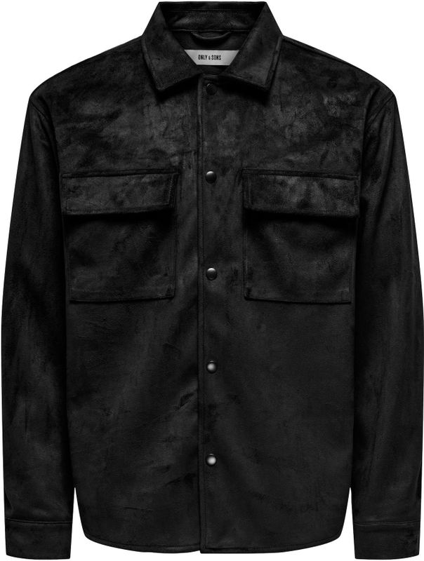 Onsravi - Shacket - Kort - Met Gespreide Kraag - Knoopsluiting - Borstzakken