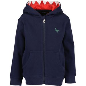 Blue Seven - Sweatvest - Nachtblauw - Met Capuchon - Kangoeroezak