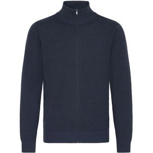 BLEND Gebreid vest ' BHMCASSBERG '  blauw