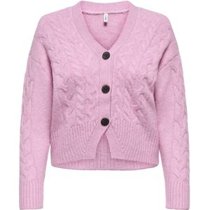 Onlrio - Vest - V-Hals - Lange Mouwen - Knoopsluiting - Knit Fit