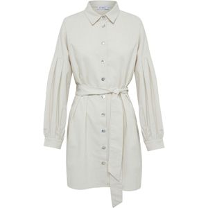 St MRLO Jurk 'BLIGH SHIRT DRESS'  nude