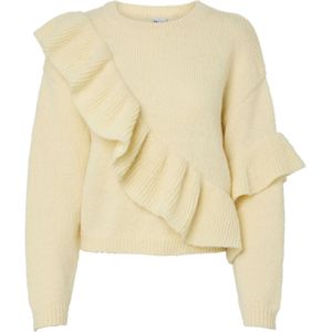 PIECES Trui 'PCNOR'  pasteelgeel