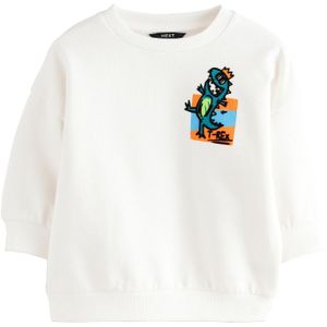 Next Trui  groen / oranje / zwart / wit