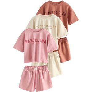 Next Nachtkledij  lichtbeige / kreeft / rosa