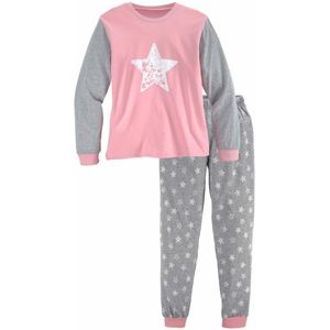 Pyjama - Roze - Mêlee - Lange Mouwen - Casual Fit