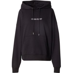 GUESS JEANS Sweatshirt  zwart / wit