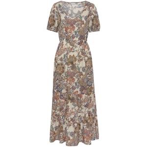 VIVANCE Jurk  blauw / mosterd / oranje