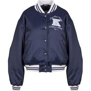 Karl Kani Tussenjas 'Signature Bowling'  nachtblauw / zwart / wit