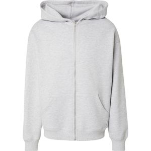 DAN FOX APPAREL Sweatvest 'Fabian'  grijs gemêleerd