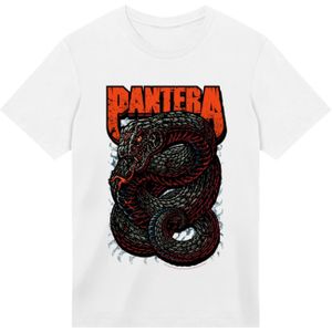 F4NT4STIC Shirt 'Pantera Venomous Snake'  rood / zwart / wit