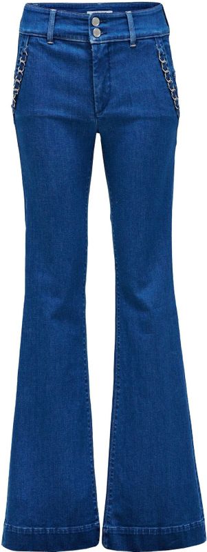 Salsa - Secret Chino - Spijkerbroek - Blauw - Push-in Effect