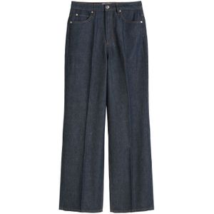 Marc O'Polo - Tolva Long - Damesjeans - Mêlee - Mix van Katoen en Linnen