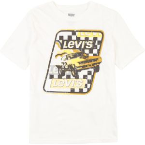 Levi's - LVB RACE TO THE FINISH TEE - T-shirt - Blanc de blanc - Korte Mouwen