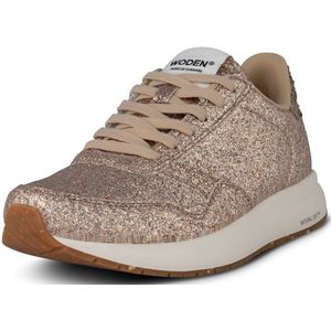 WODEN - Nicoline Glitter - Sneakers - Brons